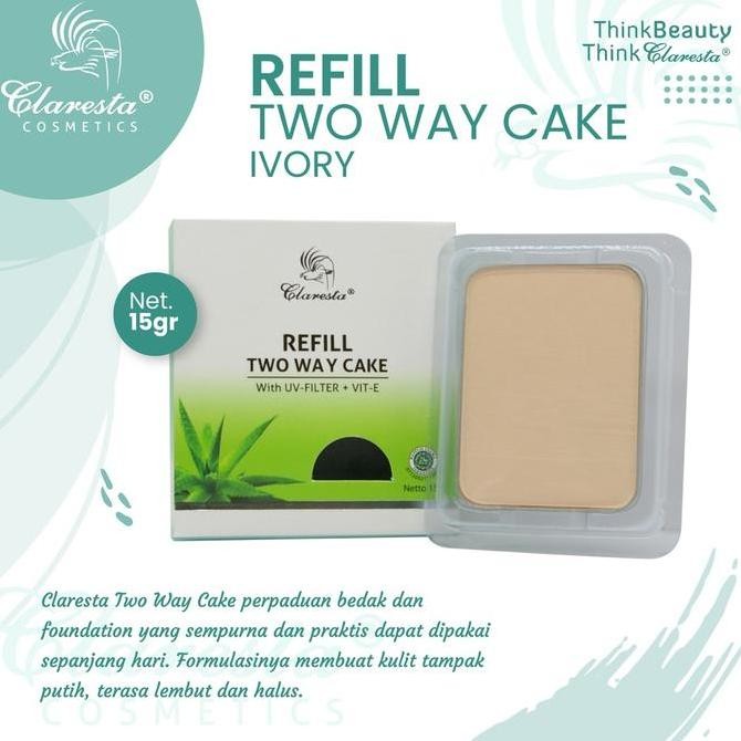 SIAP KIRIM CLARESTA BEDAK PADAT REFILL - REFILL BEDAK CLARESTA ORIGINAL