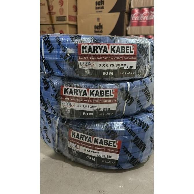 Kabel Nymhy Submersible Kabel Pompa Air Kabel Sibel 3X1.5 3 X 1,5