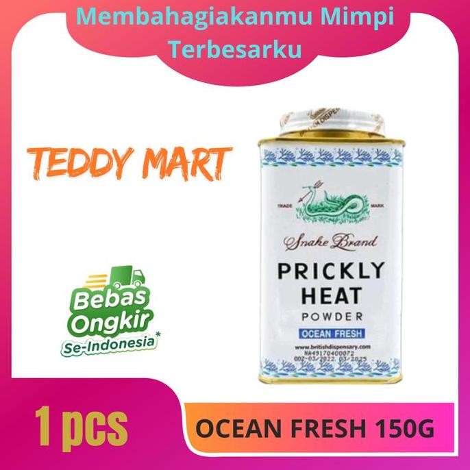 SIAP KIRIM BEDAK ULAR PRICKLY HEAT 150/300GR - BEDAK GATAL TUBUH CAP ULAR BIANG KERINGAT