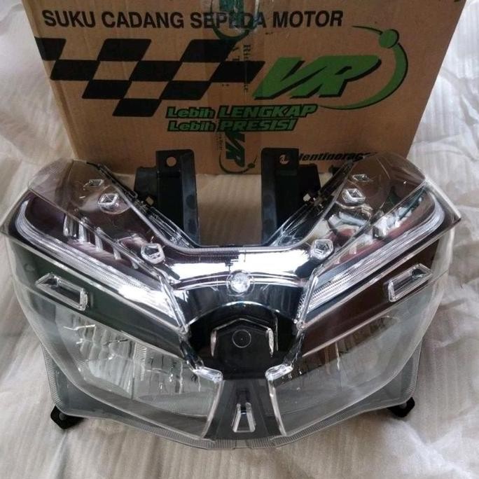 Best Seller, Headlamp Lampu Reflektor Depan Led Vario 150 New 2018-2021 Untuk Motor - Non-Ori Dengan
