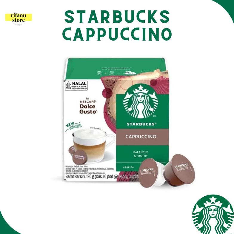 

Nescafe Dolce Gusto Starbucks Cappuccino Capsule Coffee