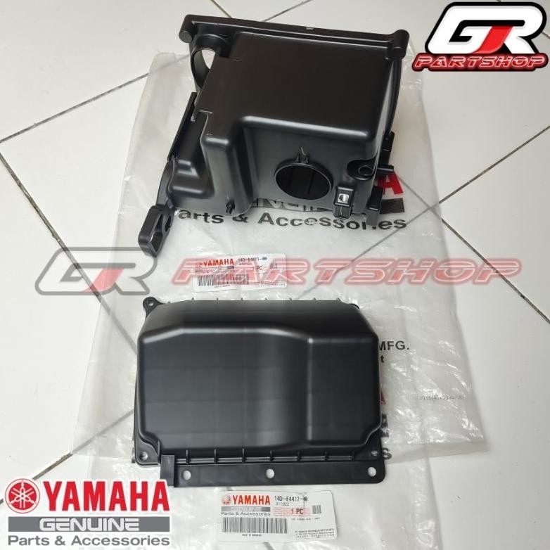 BOX + TUTUP FILTER 14D MIO SOUL FINO ORI YGP ORINAL YAMAHA RUMAH FILTER UDARA