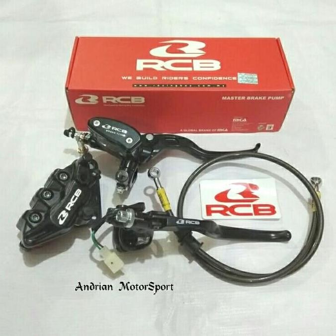 baru Master Rem Oval Kaliper RCB Selang Rem Depan Scorpio MXking Bison