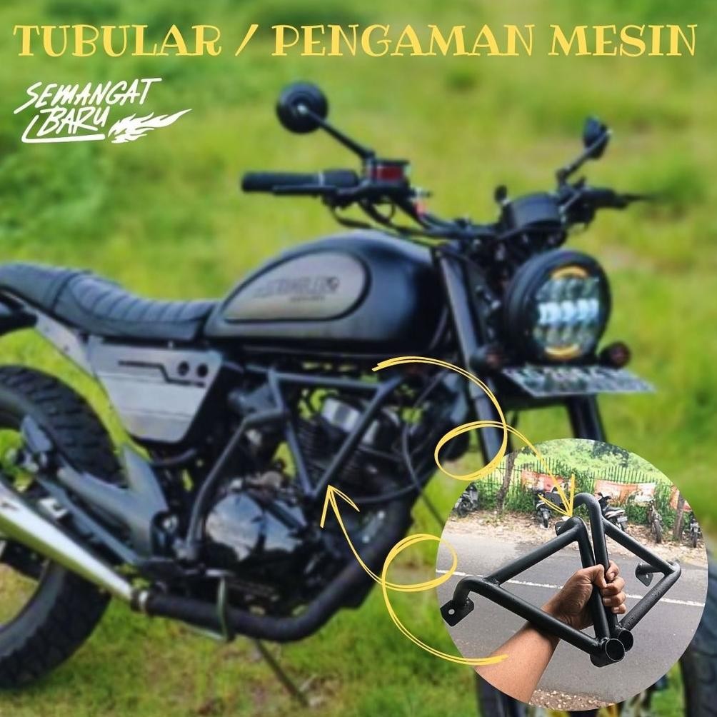 TUBULAR PENGAMAN MESIN COVER ENGINE MEGAPRO MP NEW MP MONO MEGAPRO MONO VERZA OLD CB VERZA