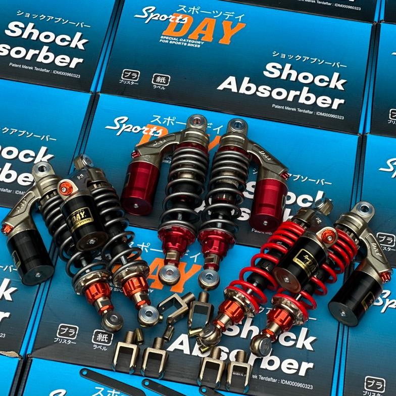 Shockbreaker skok belakang tabung model copy rcb sports day 280 mm 320 mm 340 mm shock CB GL Jupiter
