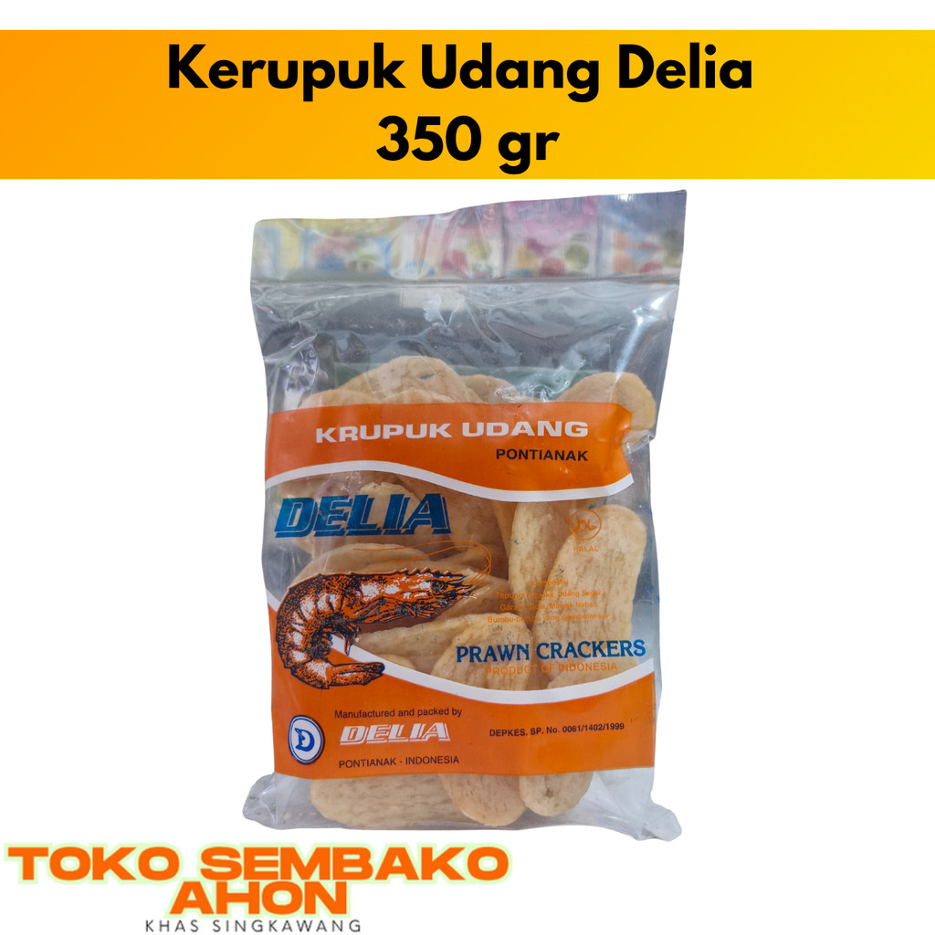 

Kerupuk Udang Delia | Krupuk Udang Delia Pontianak 350g / Kerupuk Udang Kalimantan / Kerupuk Delia Gurih / Krupuk Udang Renyah Pontianak