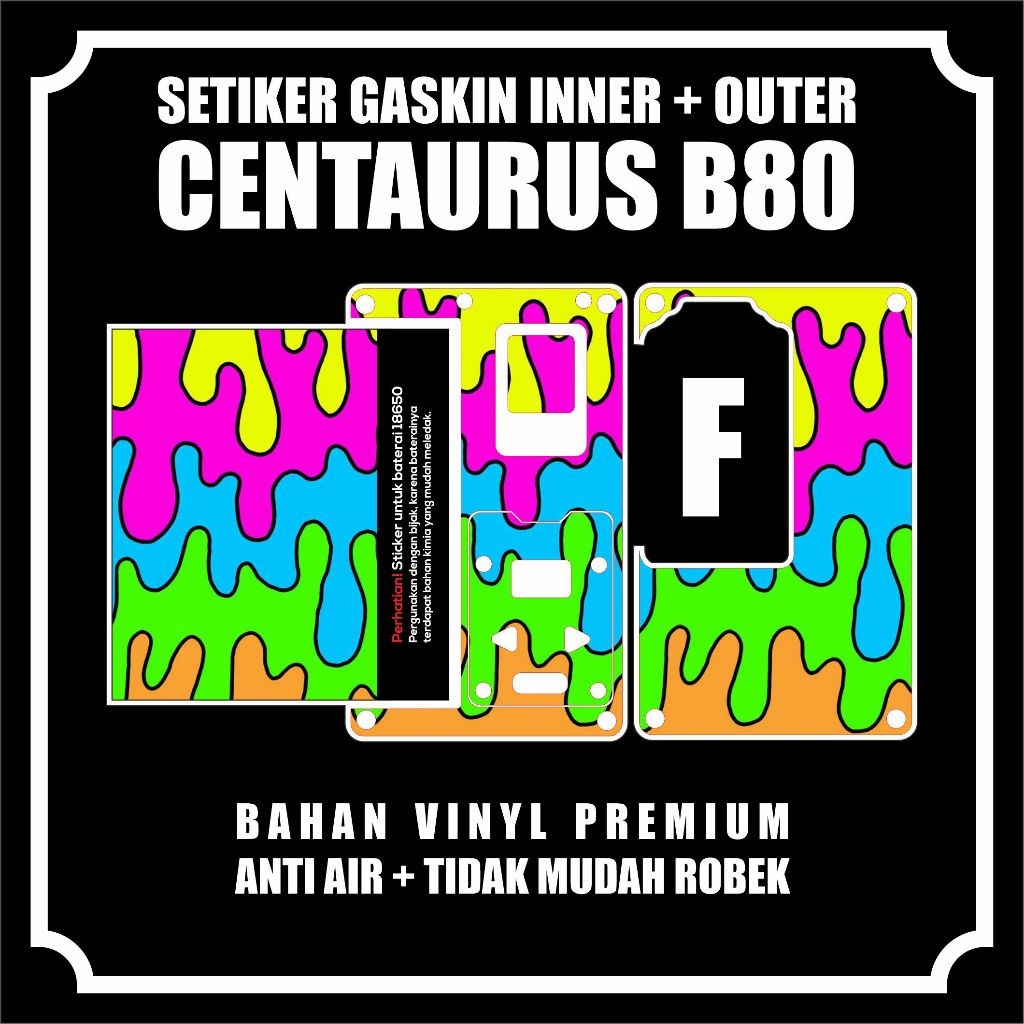 

Promo2pcs - Stiker Label Centa B80 F Garskin Stiker/not Case Premium Quality CustomCOD