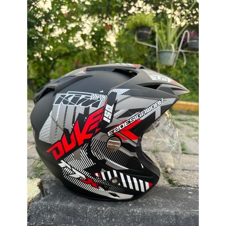 Terlaris Helm Jp7 Sky Motif 2 Visor Terlaris Termurah Sni