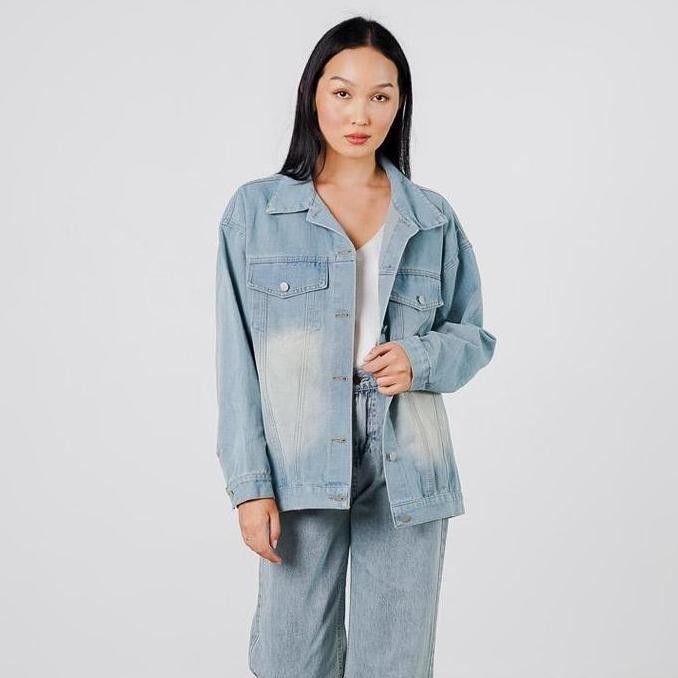 This Is April Jaket Casual Jeans Wanita Kekinian Berkley Jackets Denim