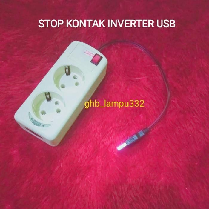 Sedia JT usb stop kontak / inverter usb stop kontak