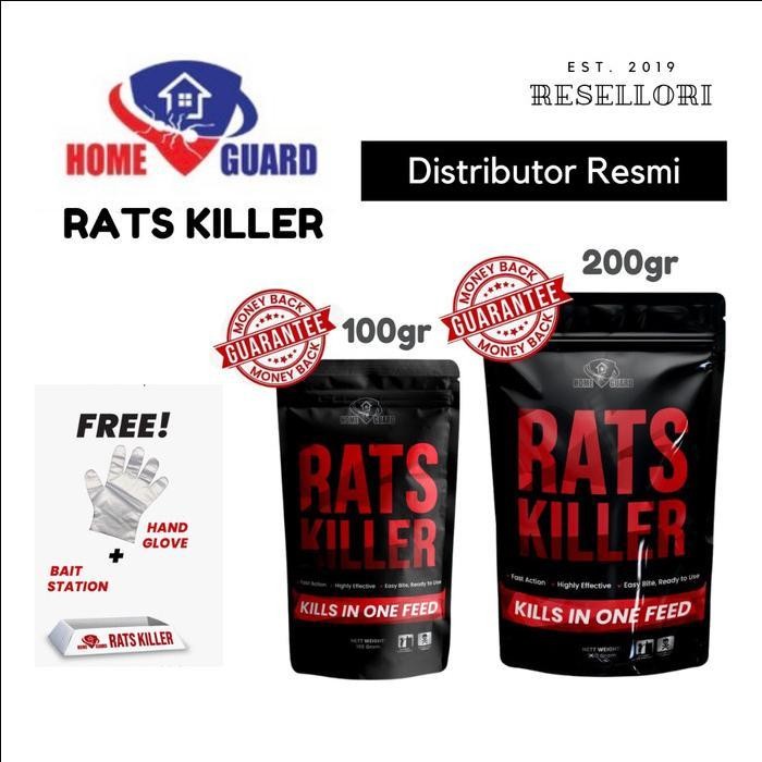 Homeguard / Home Guard Rats Killer Racun Tikus Mati Kering Ori