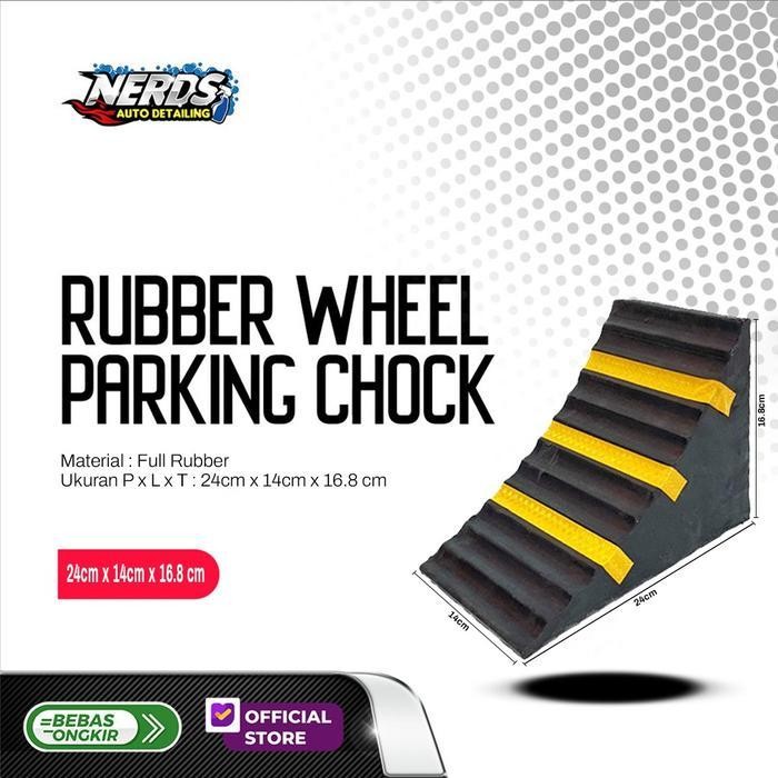 Rubber Wheel Parking Ganjal Ban Mobil Truk/Ganjelan Ganjalan Ban Besar