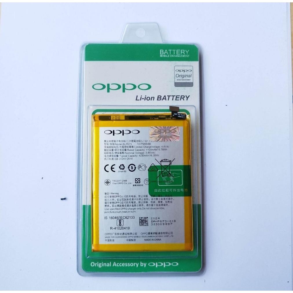 Original Baterai Batre Opp A3S Chp1803 Cph1805 Cph18053 A5S A7 A11 A12 A31 2020 A7X A11K C1 Blp673 G