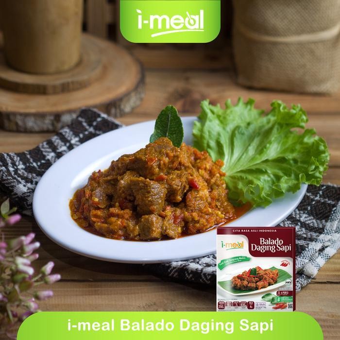 

Imeal Lauk Makanan Siap Saji I-Meal Rendang Balado Kari Opor Kalio Sambal Matah Asam Pedas Gulai Tuna