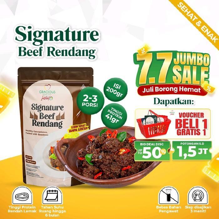 

Signature Beef Rendang / Makanan Siap Saji / Makanan Instant