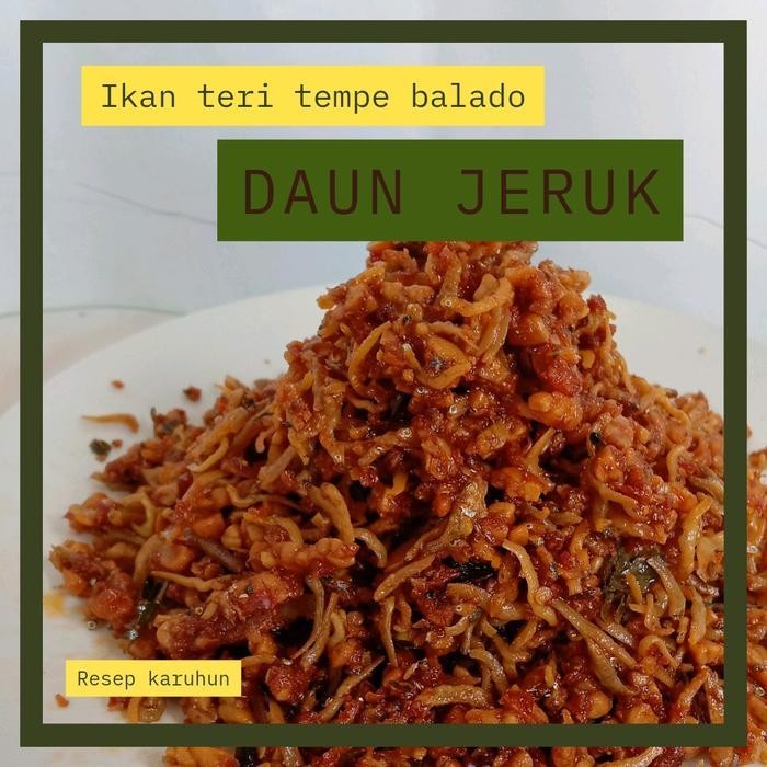 

Teri Tempe Balado 250Gr Sambal Teri Medan Di Campur Tempe Masakan Siap Saji Makanan Instan Manis Asin Pedas