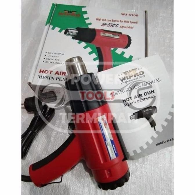Mesin Heat Gun Wipro Hot Gun Wipro Tutup Air Galon Riben Mobil Wj 5100