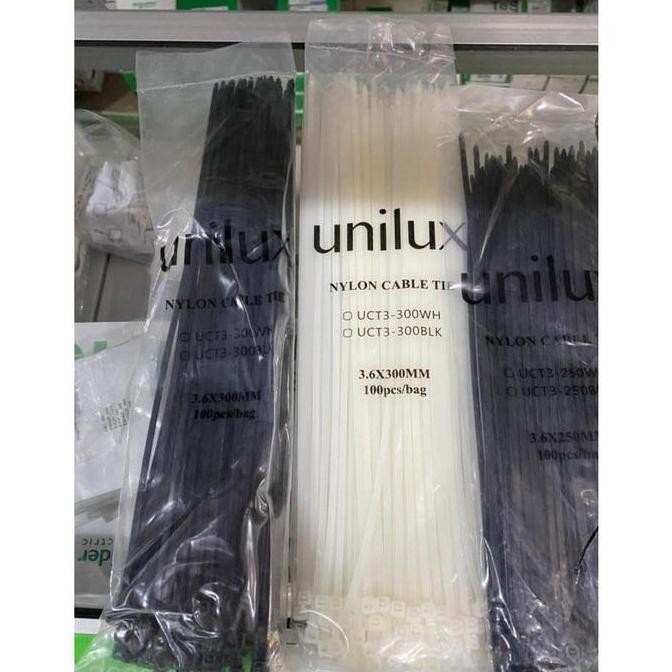 

Tali Ripet / Kabel Ties / Cable Tie Unilux 300X3.6Mm / 30Cm