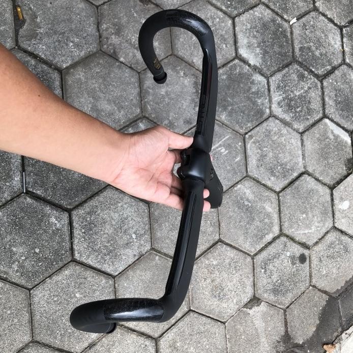 Part Sepeda Dropbar Enve Ses Aero 40 44 Flare With Stem 110 Carbon Doff Second Ori