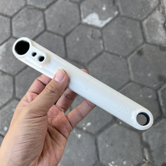 Part Sepeda Eclat Tibia Bmx Crank 2Pcs Putih 2 Pcs 175 Cranks Gir Arm Oversize 22