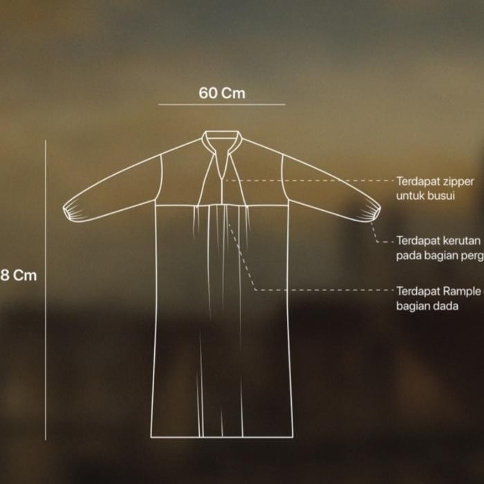 DWF CE HOMEWEAR / HOMEWEAR RAYON PREMIUM / DASTER BUSUI PANJANG / ONE SET