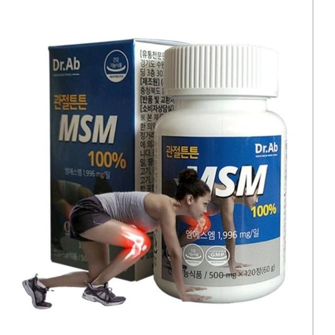 Dr. Ab MSM 100% Suplemen Kesehatan Nyeri Sendi