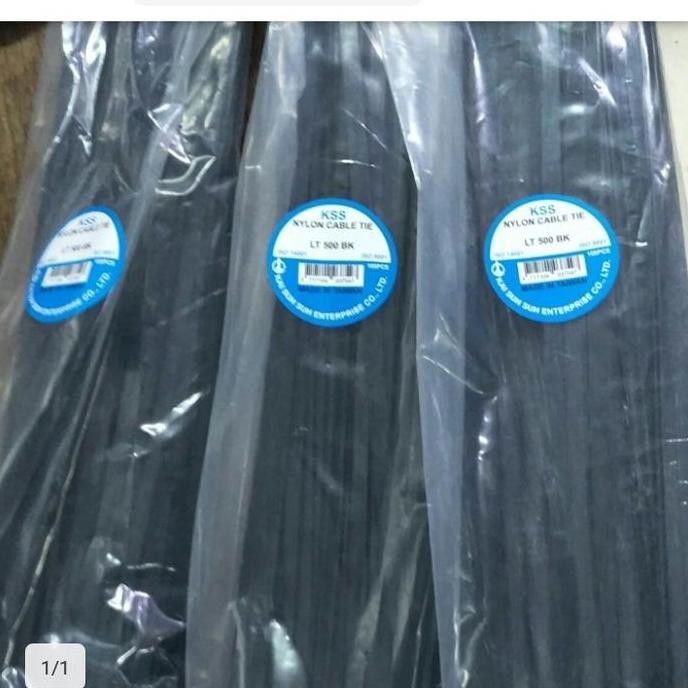 

NEW kabel ties hitam kss lebar 9mm panjang 50cm/NYLON CABEL TIES KSS