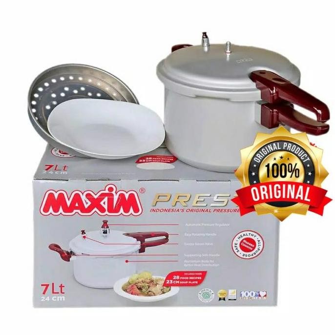 Maxim presto 7lt panci presto pressure cooker Original Maxim 7 liter