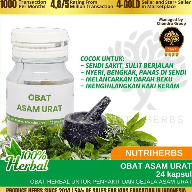 BEBAS ONGKIR - Obat Herbal Cina Asam Urat Rematik Kolestrol Nyeri Sendi Ramuan Alami