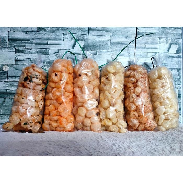 

SEDIA! 6 PCS KERUPUK RAMBAK KULIT DOROKDOK MINI ANEKA RASA rambak kulit sapi 1 snack murah Ori!!