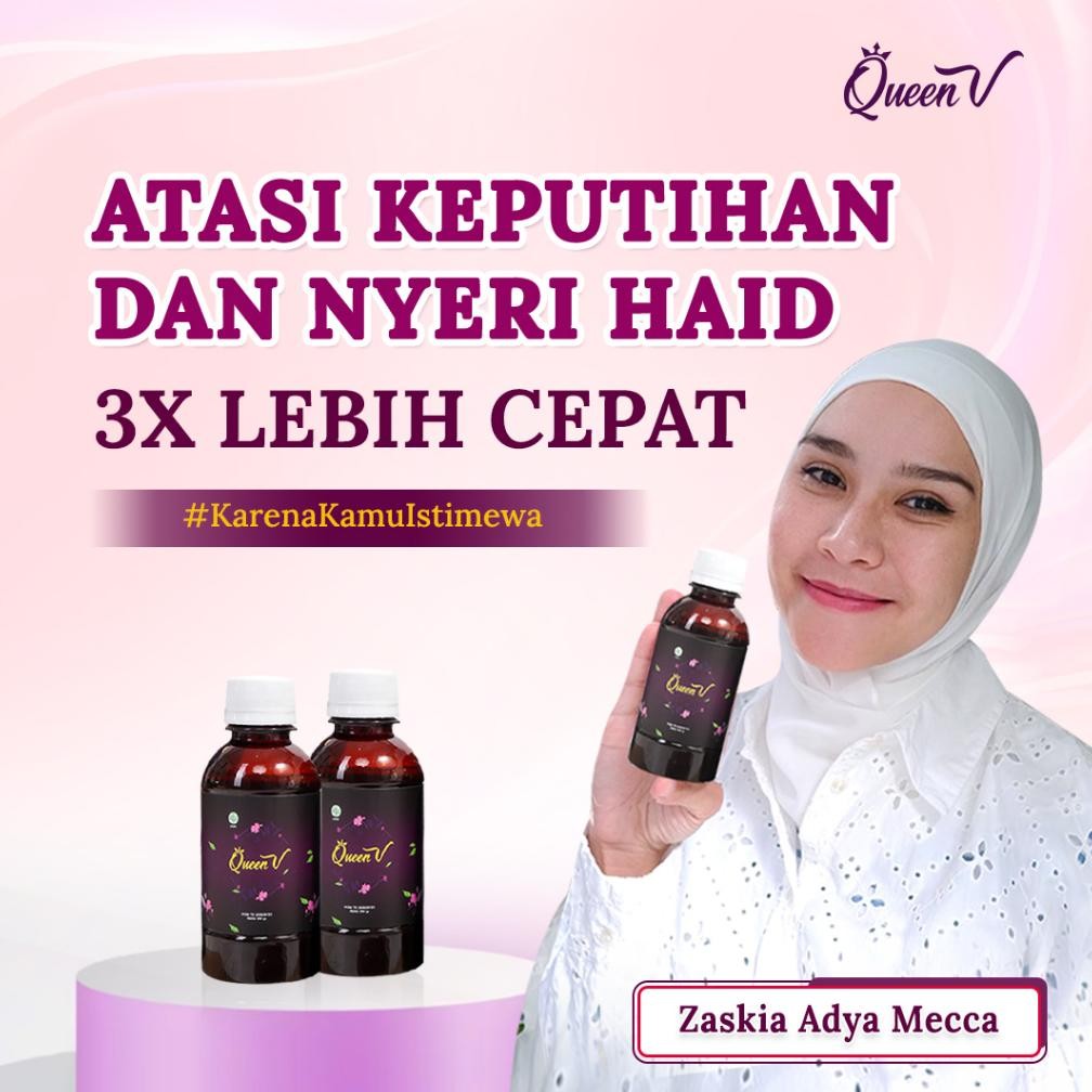 Madu Keputihan Paling Ampuh - Madu Queen V 2 Botol - HALAL MUI & BPOM DiM