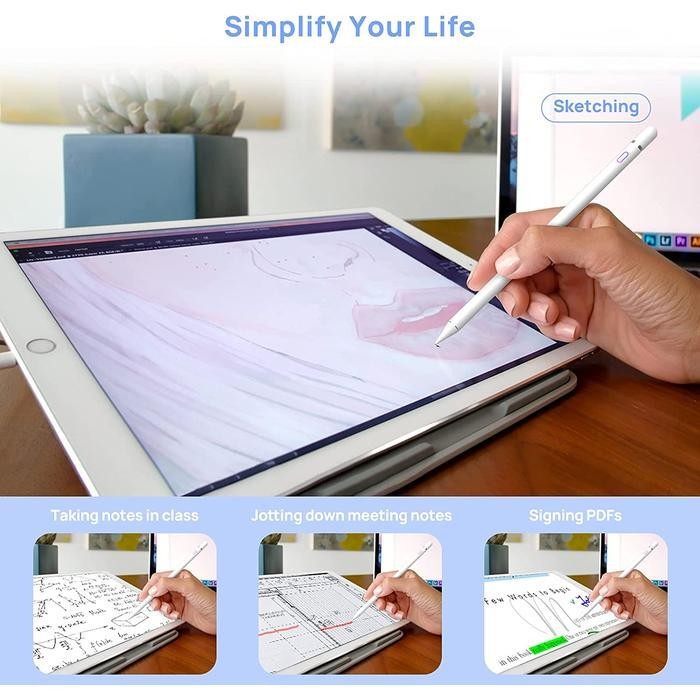 Pen Samsung Tab A7 Lite T225 2021 Pencil Tablet Stylus Palm Rejection Original Dan Terpercaya