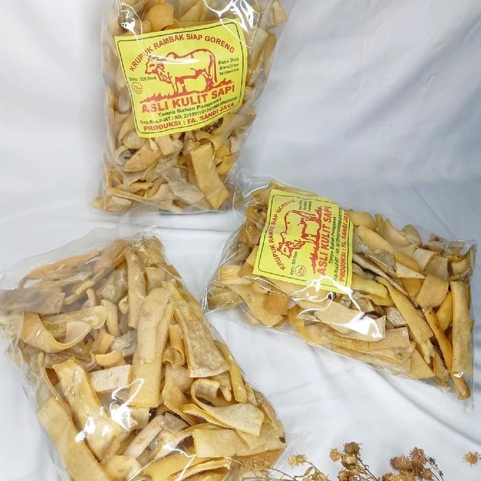 

SEDIA! Rambak sapi stik Lebar 1kg kode murah Ori!!