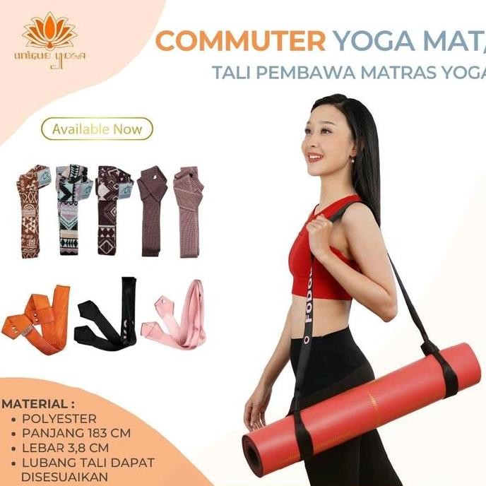 Tali Matras Yoga / Commuter New Ungu Sekelas Lululemon