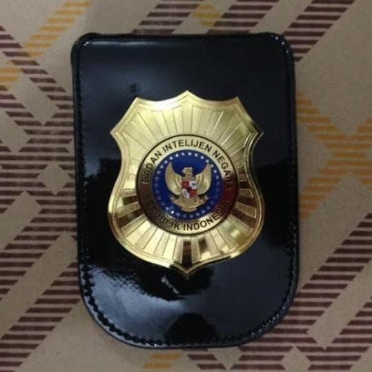 

BEBAS ONGKIR - name tag id card-kalung lencana KTA BIN badan intelijen negara