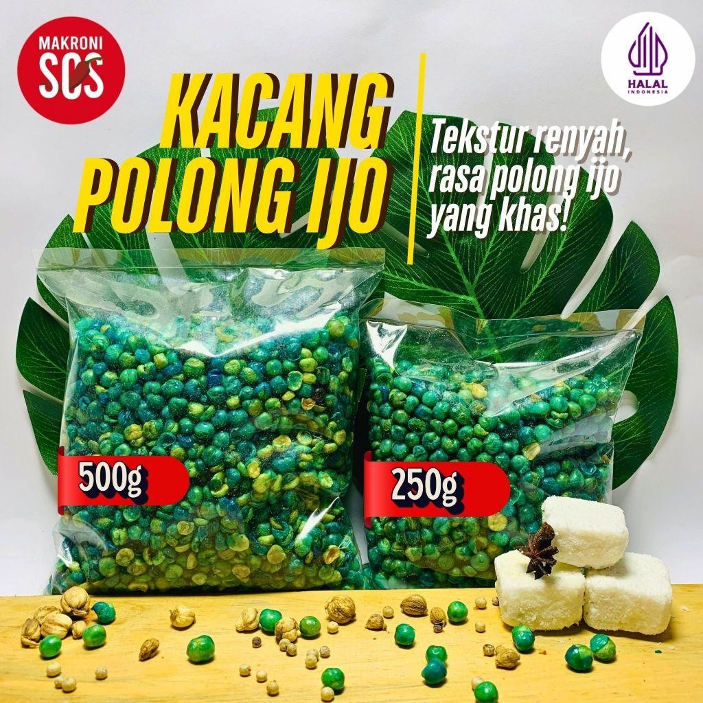 

250Gr Kacang Polong Ijo Jaipong Kemasan Pack Gurih Renyah Berkualitas