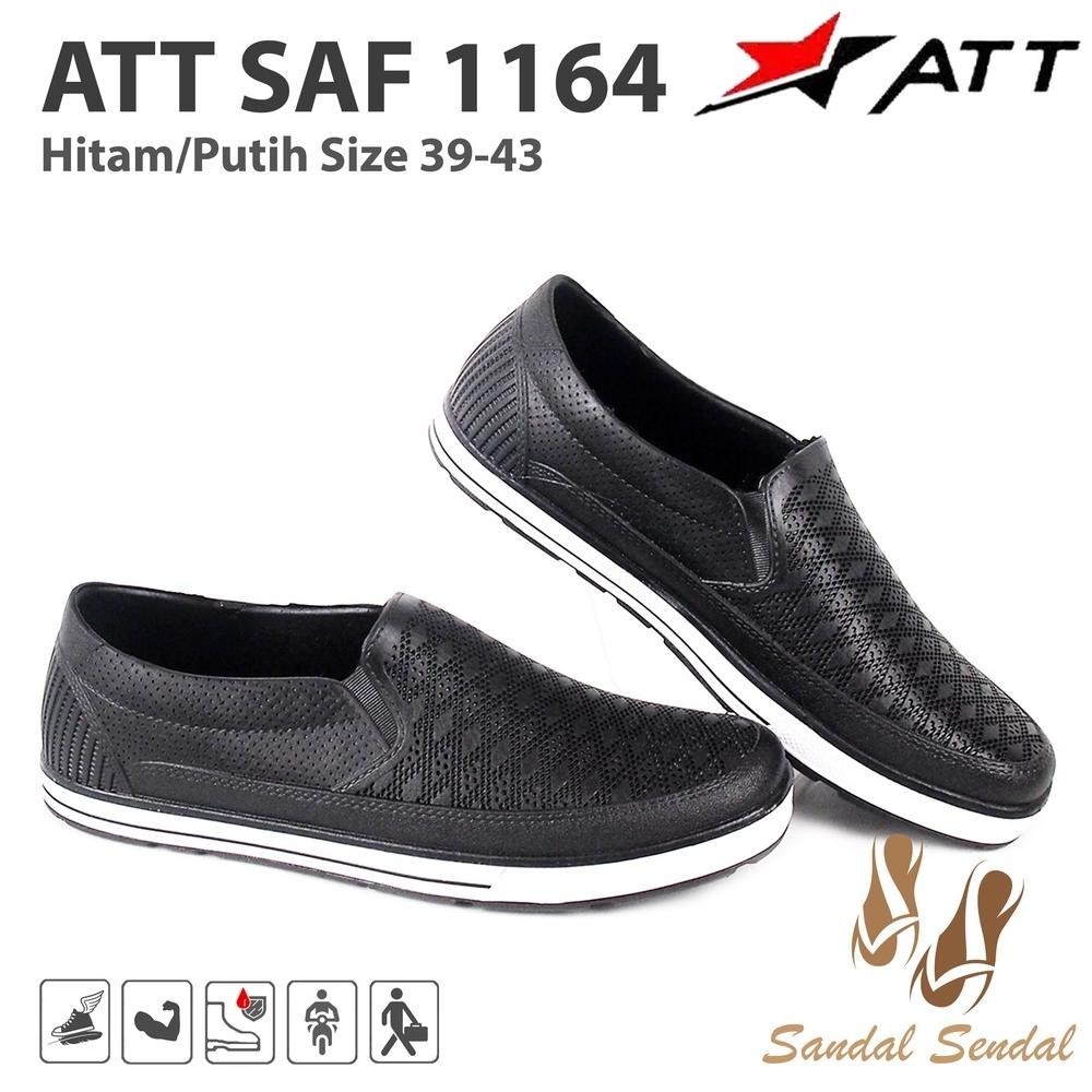 Termurah Sepatu Pantofel Karet Pria Att Sankyo 1164 Fg-87