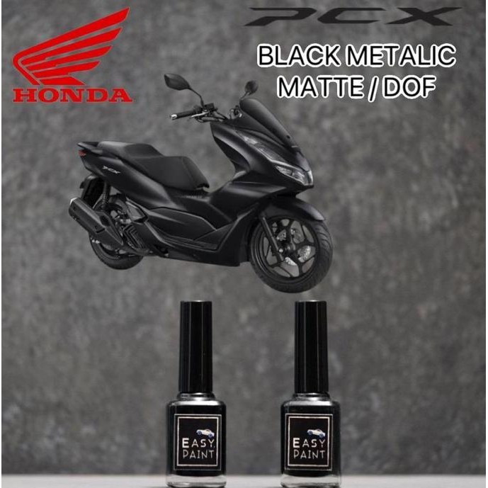 Cat Oles Motor Black Metalic Doff Matte Honda Pcx 160 Hitam Dof 15Ml
