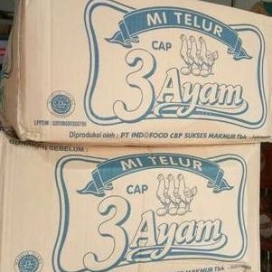 

Mie Telur Cap Tiga Ayam / Mi Telor Cap 3 Ayam ( Isi 20 Bungkus )