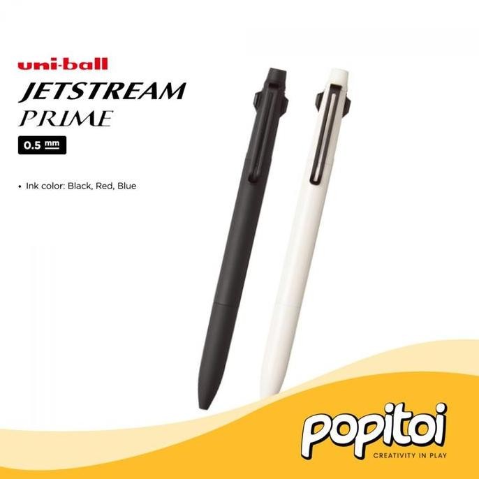 

NEW Uniball Jetstream Prime 3 Color 0.5 mm Ballpoint Pen Pulpen UNI Multi Warna