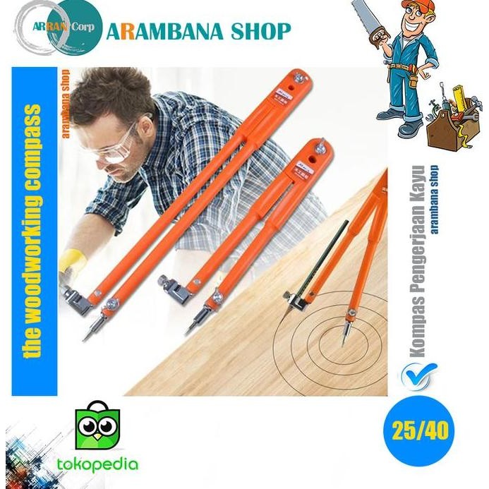 

BEBAS ONGKIR - Jangka tukang the woodworking compass