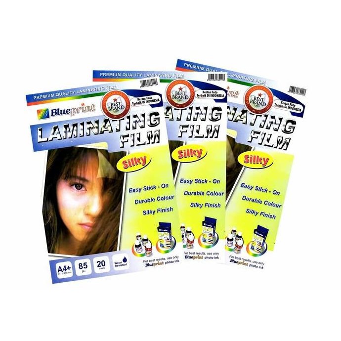 

new !!! Blueprint Laminating Glossy Film A4 Plastik Laminasi berkualitas