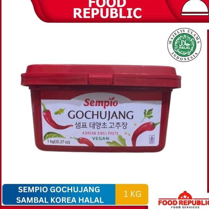 

Sempio Gochujang Halal 1 Kg Sambal Gochujang Pasta Korea Saus Saos