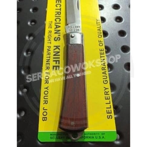 

Sellery Pisau LIpat Listrik Lurus - Electrician S Pocket Knife 12-236