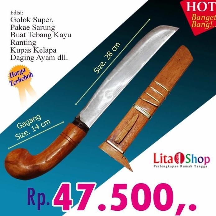 Golok Kebun Kerja Golok Kerja Serbaguna Baja Per