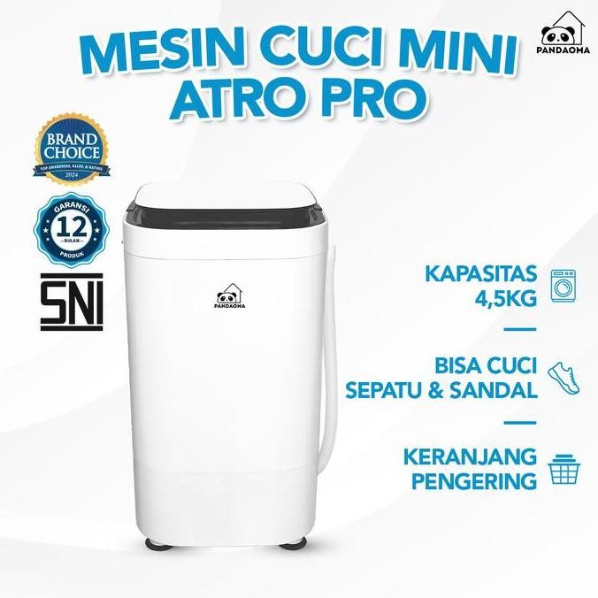 TERLARIS - Pandaoma Mesin Cuci Sepatu Mesin Cuci Portable Kapasitas 4,5kg