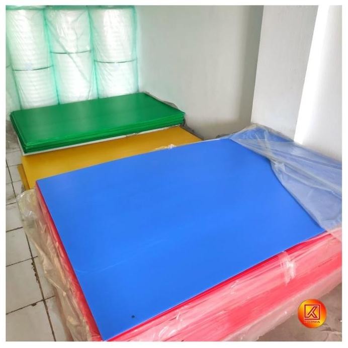 

new !!! Impraboard lembaran / Papan Plastik Gelombang UK.125 x 150 Tebal 5mm