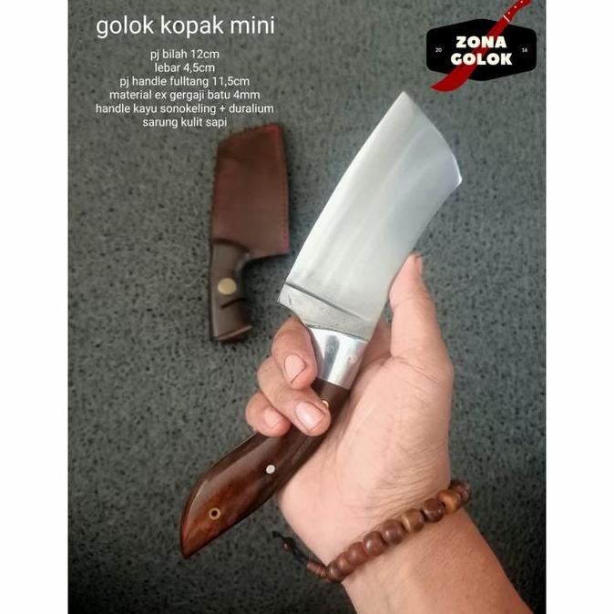 Golok Kopak Mini Full Tang HSS