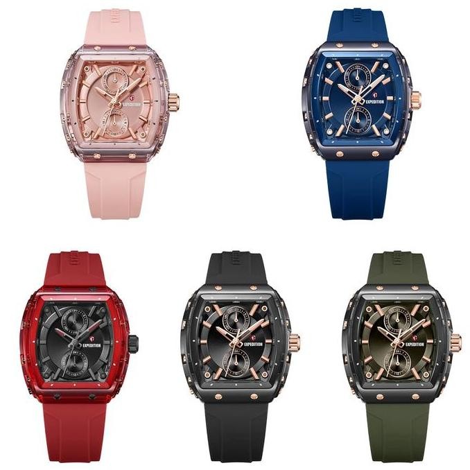 Jam Tangan Wanita Expedition E 6814 E6814 Original Rubber