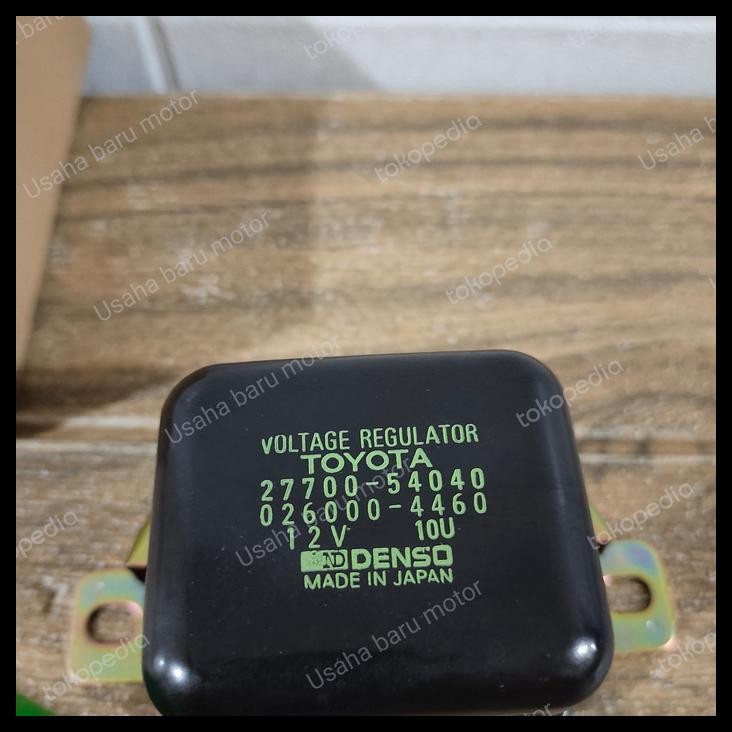 DISKON VOLTAGE REGULATOR KET OUT TOYOTA HARDTOP 2F FJ40 ( DENSO ASLI ) 